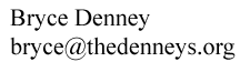 email address
